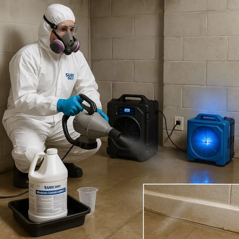 Sanitization and Odor Removal process in Benton Harbor, MI