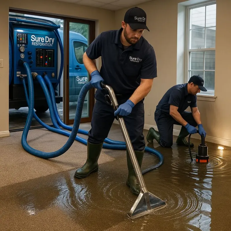Water Extraction and Removal process in Benton Harbor, MI